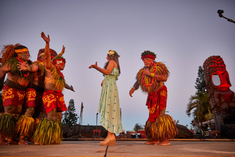 chiefs luau on stage