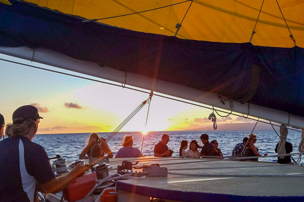 hawaiinautical oahu coastal cocktail cruise sunset