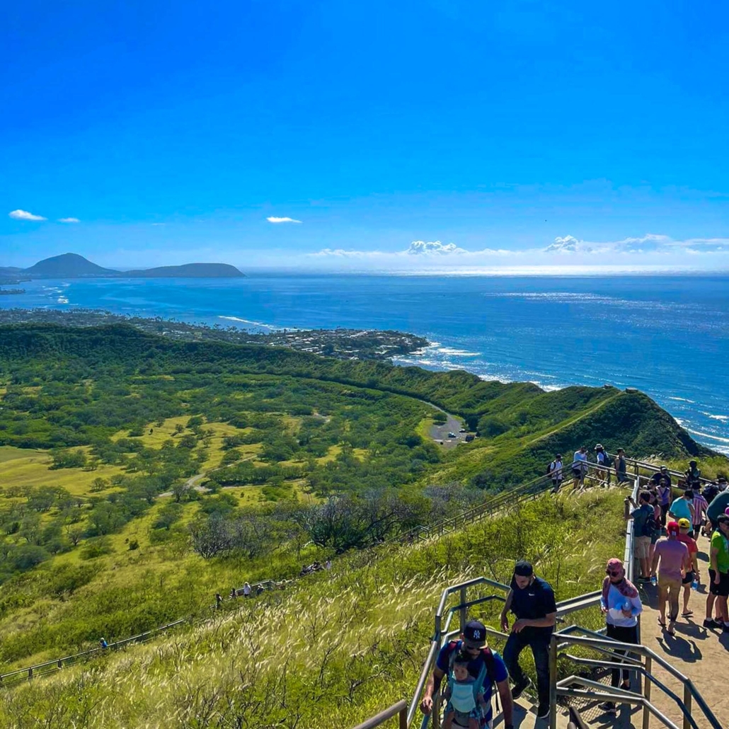 Shuttle for Diamond Head Crater and Self Guided Hike