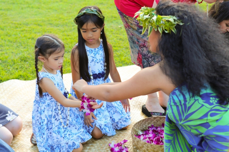 oahu activities aloha kai luau kids having fun