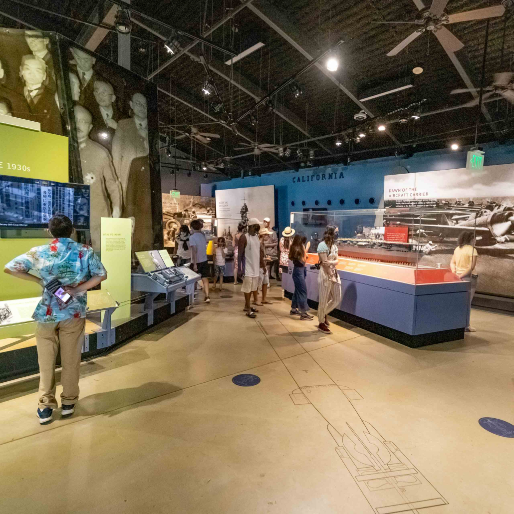 pearl harbor visitor center museum visitors masks oahu