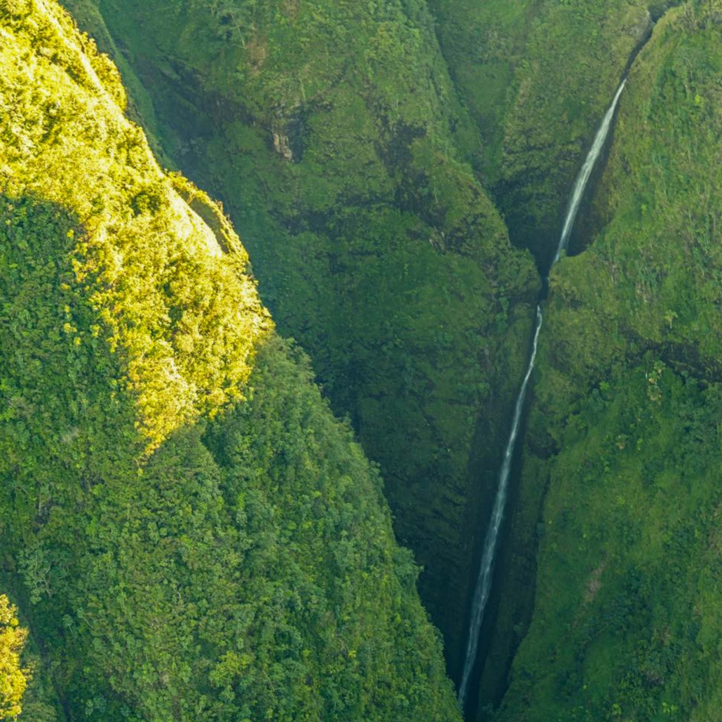 rainbowhelicopters romantic sunset landing sacred fall slide