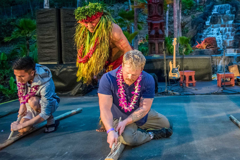 wetnwild vendor chief luau tourist experience