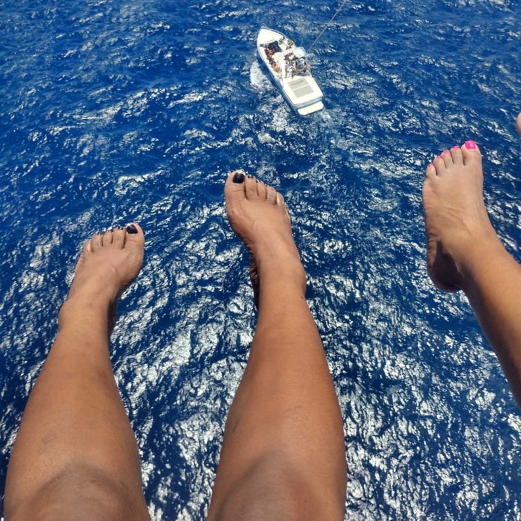 xtremeparasail extreme parasailing experience view from sky slide