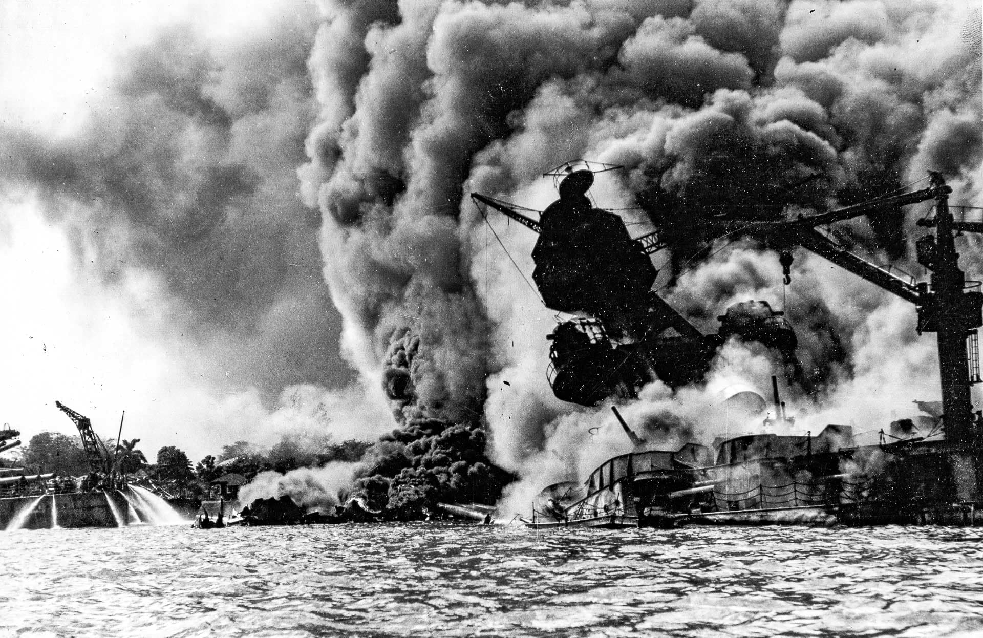 Pearl Harbor Attack  December  US Navy photo wikimedia