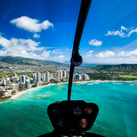 rainbowhelicopters passage to pali helicopter tour waikiki shoreline slide
