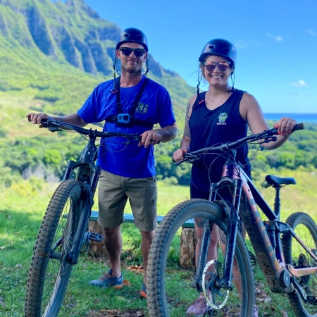 kualoa jurassic valley adventure e mountain bike tour product image